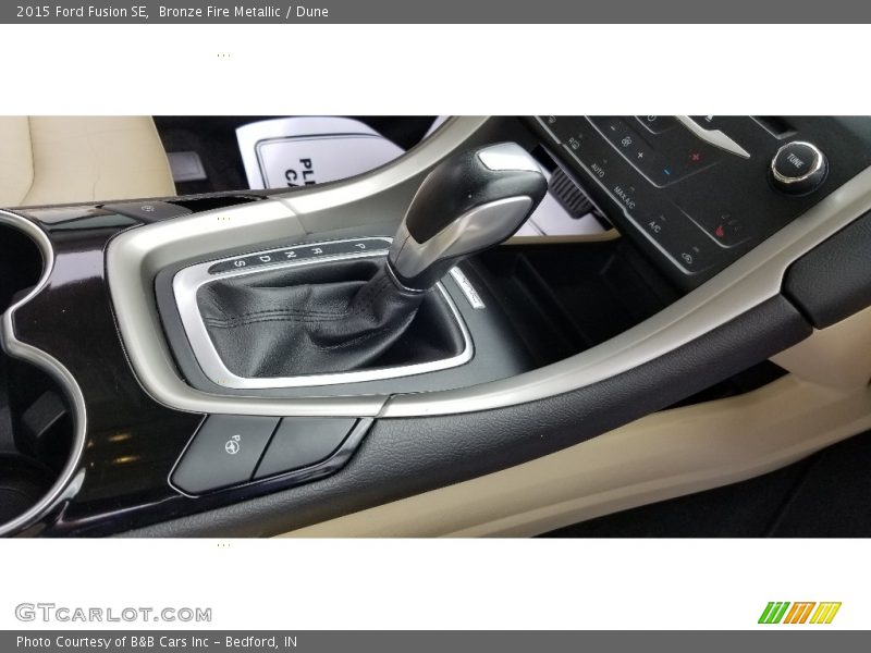 Bronze Fire Metallic / Dune 2015 Ford Fusion SE