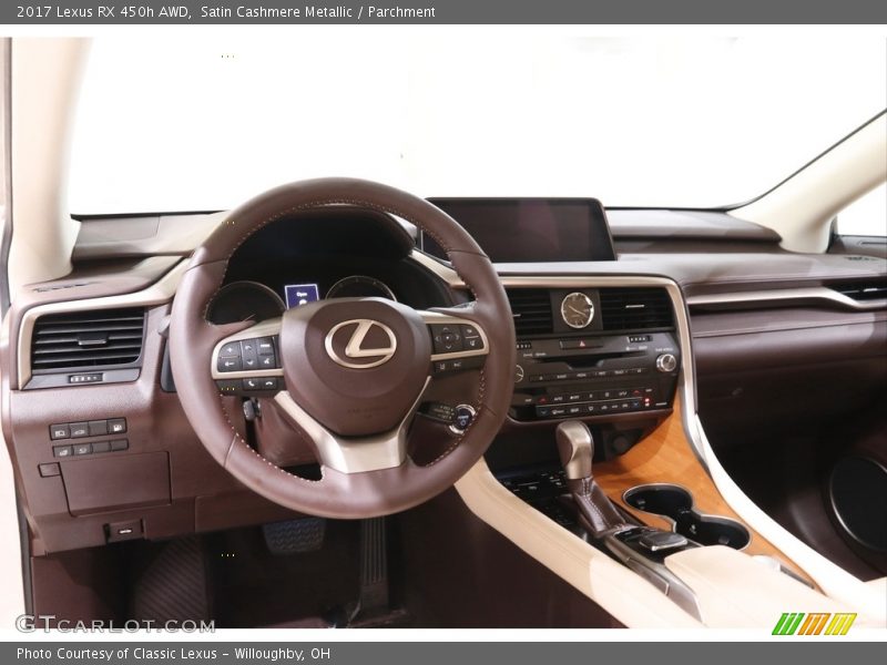 Satin Cashmere Metallic / Parchment 2017 Lexus RX 450h AWD