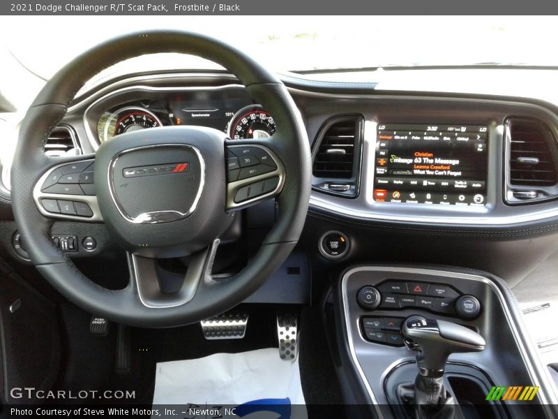 Frostbite / Black 2021 Dodge Challenger R/T Scat Pack