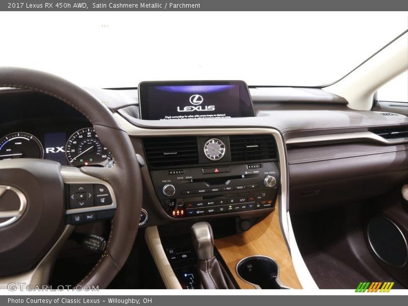 Satin Cashmere Metallic / Parchment 2017 Lexus RX 450h AWD