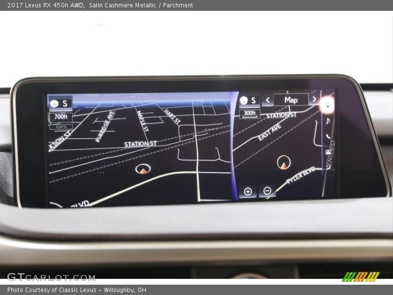 Satin Cashmere Metallic / Parchment 2017 Lexus RX 450h AWD