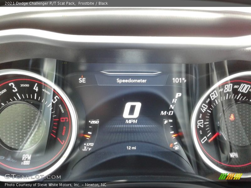 Frostbite / Black 2021 Dodge Challenger R/T Scat Pack