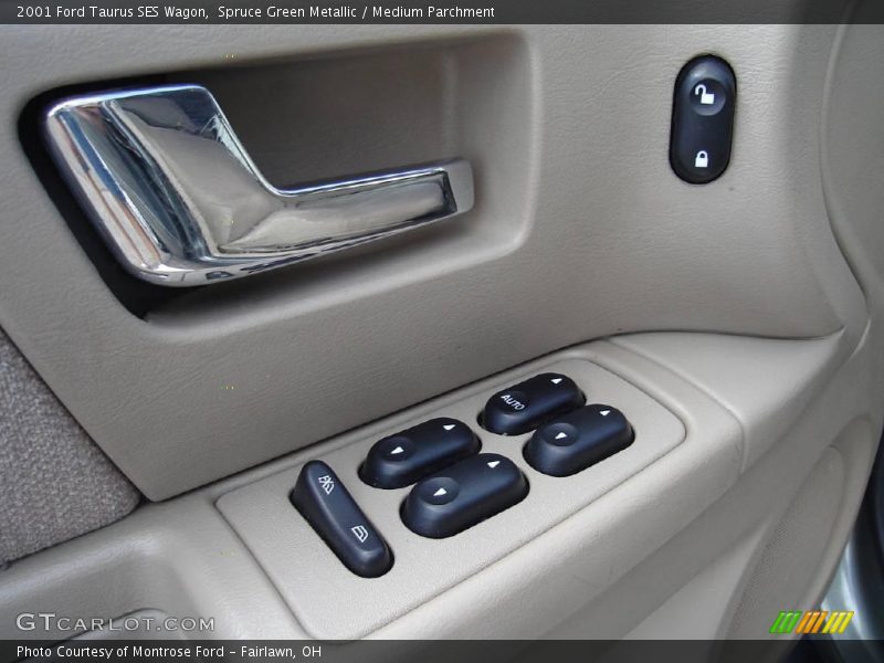 Spruce Green Metallic / Medium Parchment 2001 Ford Taurus SES Wagon
