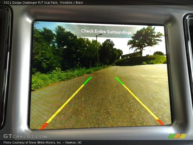 Frostbite / Black 2021 Dodge Challenger R/T Scat Pack