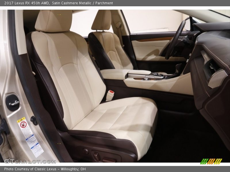 Satin Cashmere Metallic / Parchment 2017 Lexus RX 450h AWD
