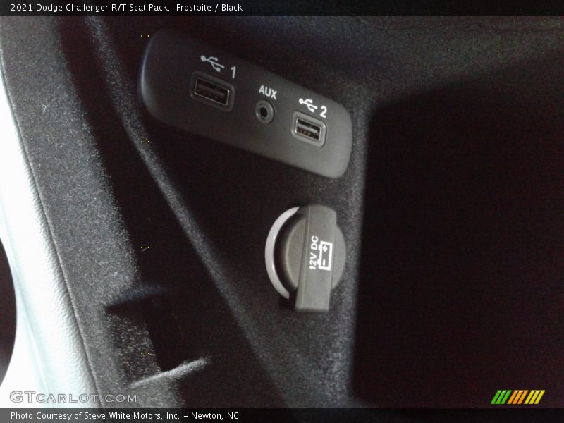 Frostbite / Black 2021 Dodge Challenger R/T Scat Pack