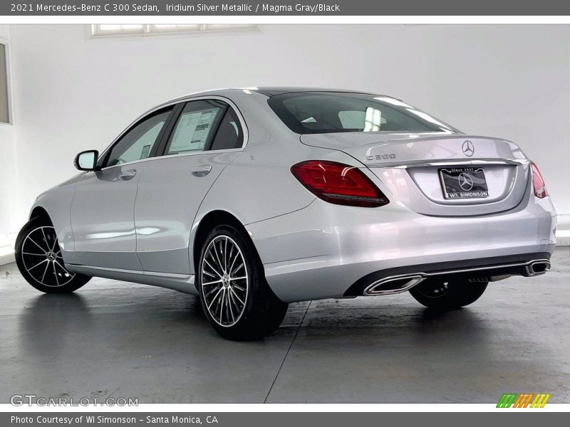Iridium Silver Metallic / Magma Gray/Black 2021 Mercedes-Benz C 300 Sedan