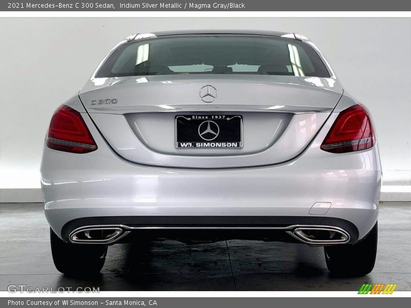 Iridium Silver Metallic / Magma Gray/Black 2021 Mercedes-Benz C 300 Sedan