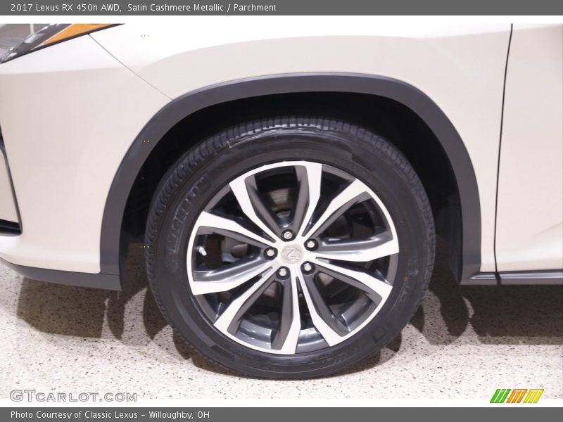 Satin Cashmere Metallic / Parchment 2017 Lexus RX 450h AWD