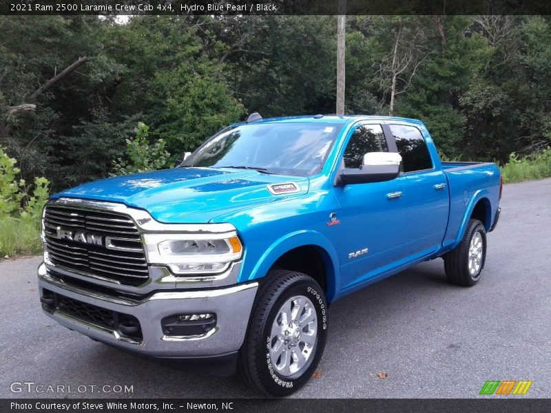Hydro Blue Pearl / Black 2021 Ram 2500 Laramie Crew Cab 4x4