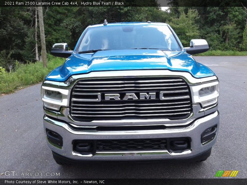 Hydro Blue Pearl / Black 2021 Ram 2500 Laramie Crew Cab 4x4