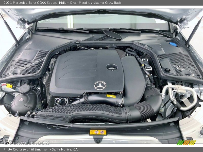 Iridium Silver Metallic / Magma Gray/Black 2021 Mercedes-Benz C 300 Sedan