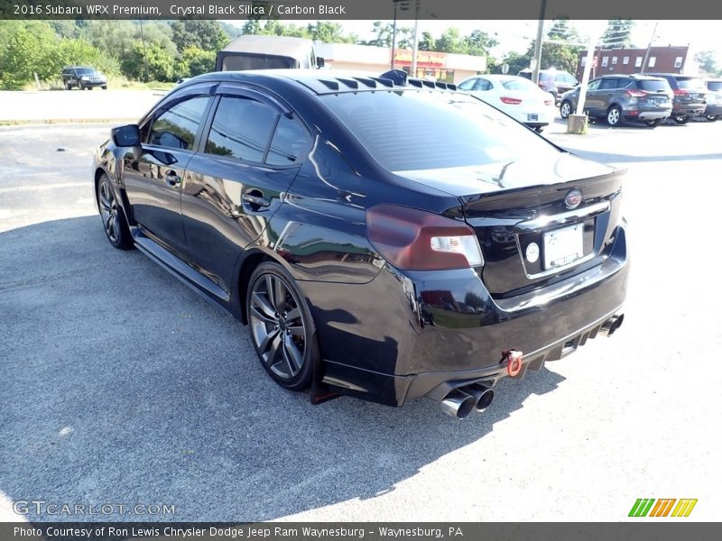 Crystal Black Silica / Carbon Black 2016 Subaru WRX Premium
