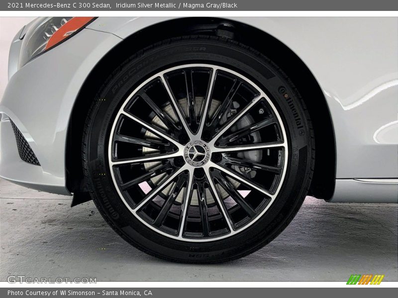 Iridium Silver Metallic / Magma Gray/Black 2021 Mercedes-Benz C 300 Sedan