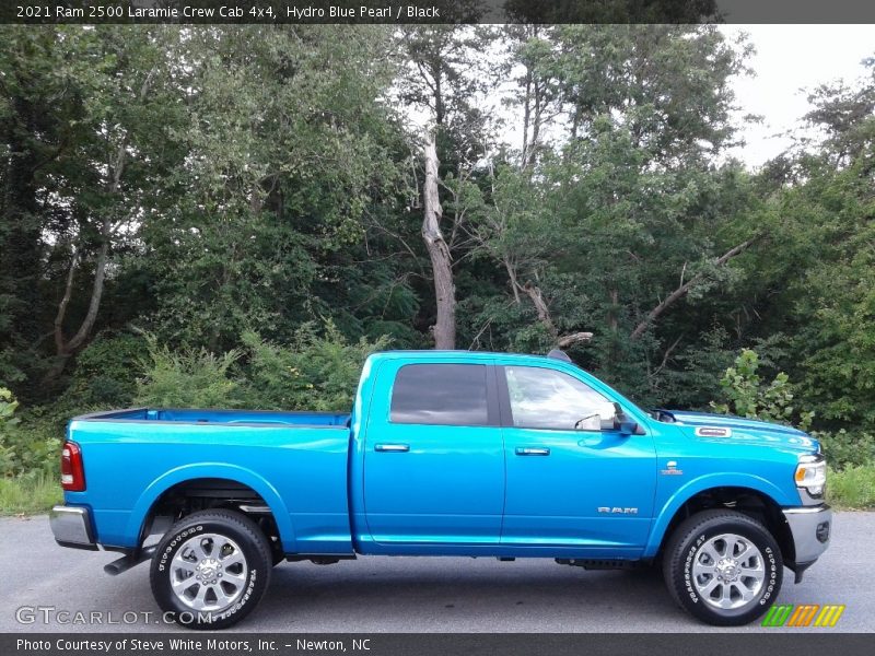 Hydro Blue Pearl / Black 2021 Ram 2500 Laramie Crew Cab 4x4