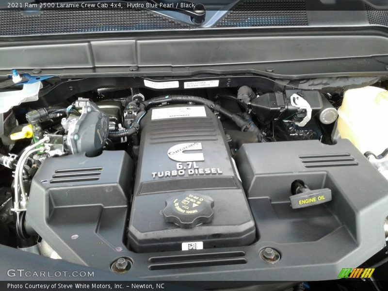 Hydro Blue Pearl / Black 2021 Ram 2500 Laramie Crew Cab 4x4