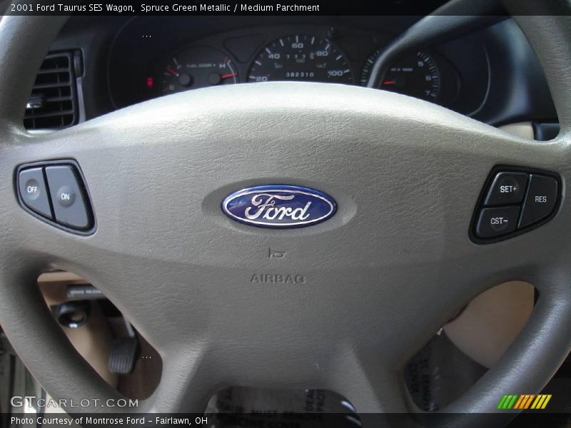 Spruce Green Metallic / Medium Parchment 2001 Ford Taurus SES Wagon