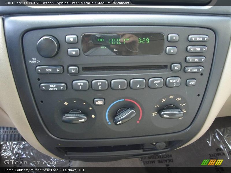 Spruce Green Metallic / Medium Parchment 2001 Ford Taurus SES Wagon