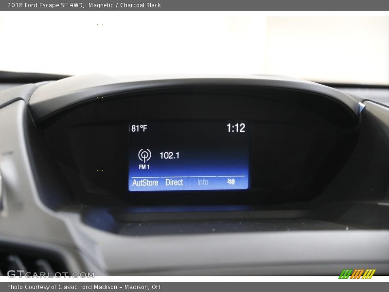 Magnetic / Charcoal Black 2018 Ford Escape SE 4WD