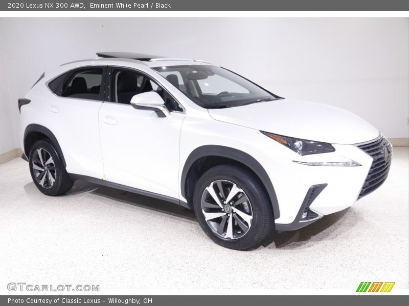 Eminent White Pearl / Black 2020 Lexus NX 300 AWD