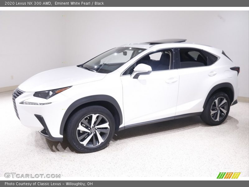 Eminent White Pearl / Black 2020 Lexus NX 300 AWD