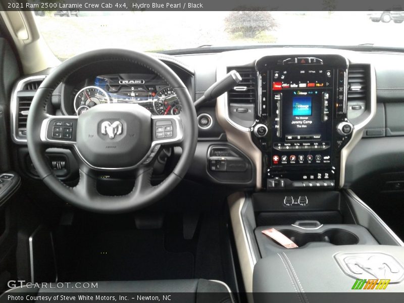 Hydro Blue Pearl / Black 2021 Ram 2500 Laramie Crew Cab 4x4
