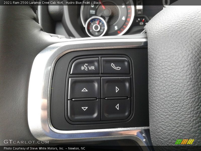 Hydro Blue Pearl / Black 2021 Ram 2500 Laramie Crew Cab 4x4