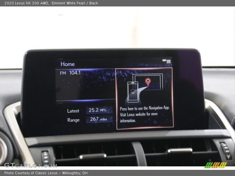 Eminent White Pearl / Black 2020 Lexus NX 300 AWD