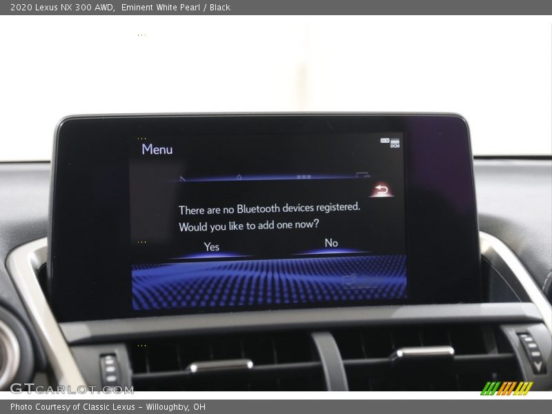 Eminent White Pearl / Black 2020 Lexus NX 300 AWD