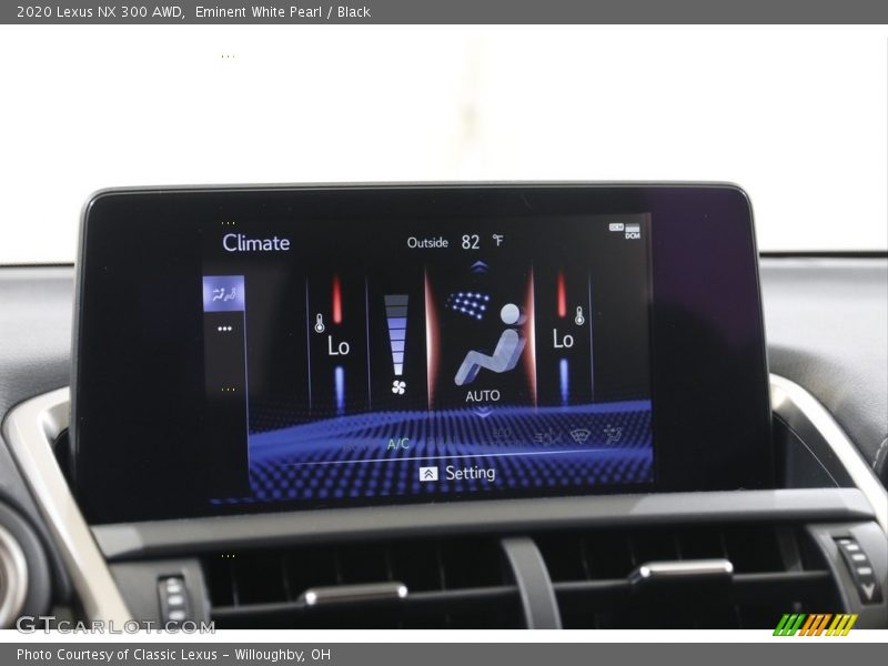 Eminent White Pearl / Black 2020 Lexus NX 300 AWD
