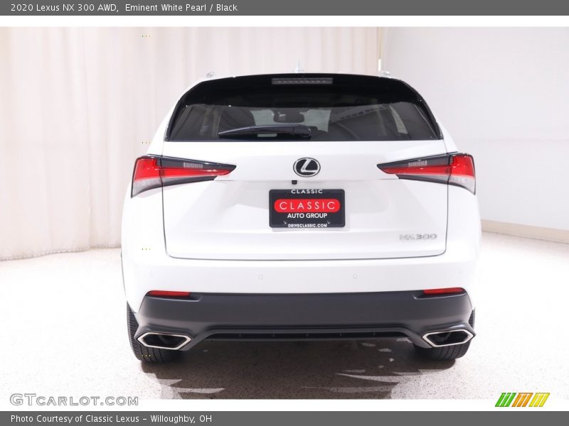 Eminent White Pearl / Black 2020 Lexus NX 300 AWD