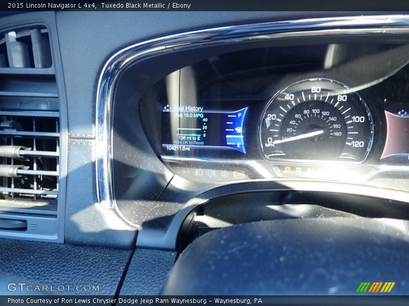 Tuxedo Black Metallic / Ebony 2015 Lincoln Navigator L 4x4