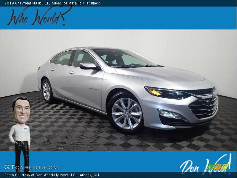 Silver Ice Metallic / Jet Black 2019 Chevrolet Malibu LT
