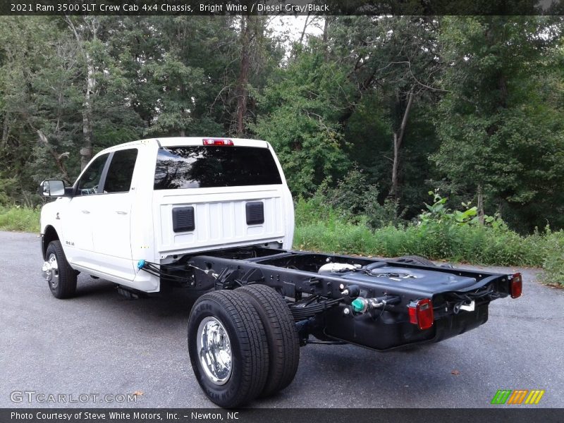 Bright White / Diesel Gray/Black 2021 Ram 3500 SLT Crew Cab 4x4 Chassis