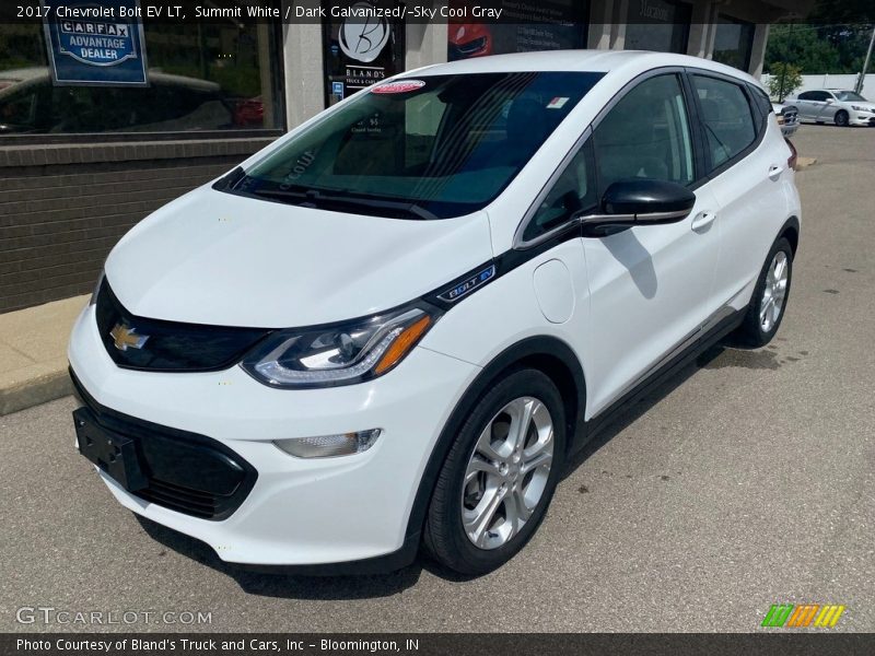 Summit White / Dark Galvanized/­Sky Cool Gray 2017 Chevrolet Bolt EV LT