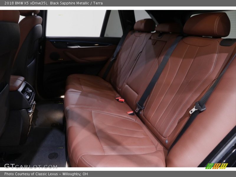 Black Sapphire Metallic / Terra 2018 BMW X5 xDrive35i
