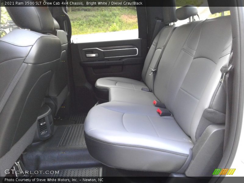 Bright White / Diesel Gray/Black 2021 Ram 3500 SLT Crew Cab 4x4 Chassis