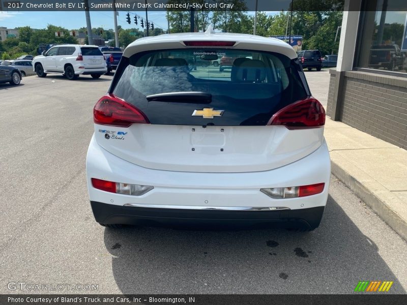 Summit White / Dark Galvanized/­Sky Cool Gray 2017 Chevrolet Bolt EV LT