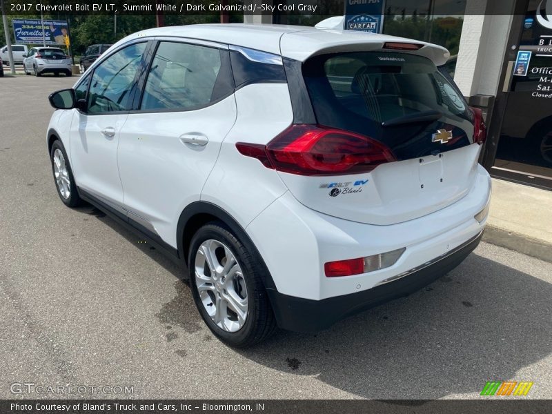 Summit White / Dark Galvanized/­Sky Cool Gray 2017 Chevrolet Bolt EV LT