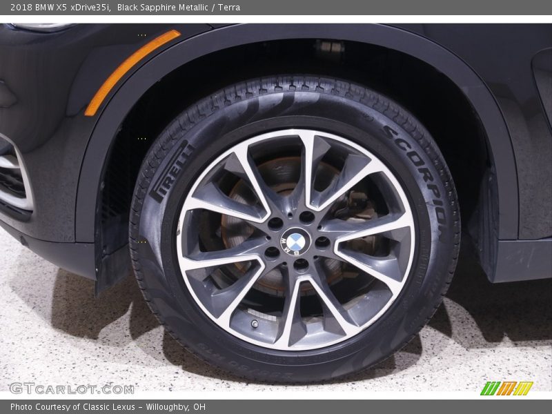 Black Sapphire Metallic / Terra 2018 BMW X5 xDrive35i