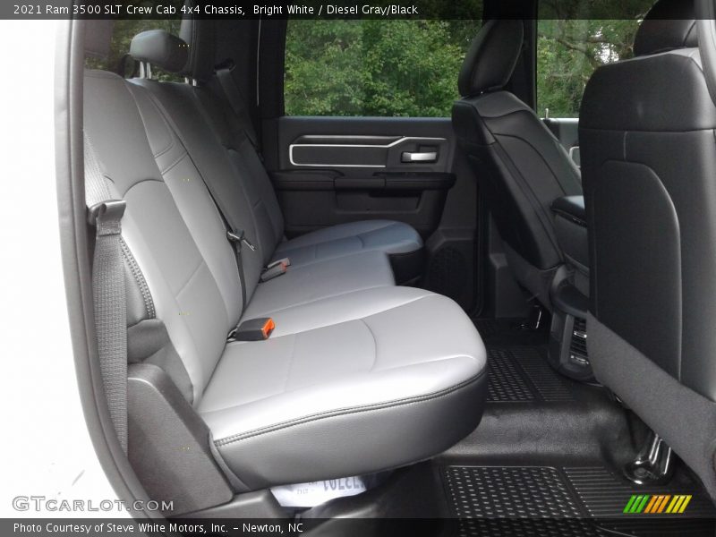 Bright White / Diesel Gray/Black 2021 Ram 3500 SLT Crew Cab 4x4 Chassis