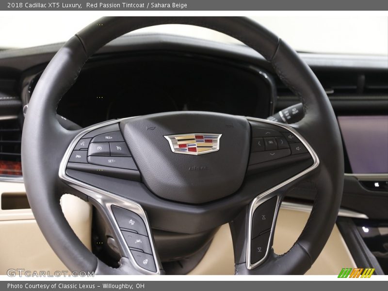 Red Passion Tintcoat / Sahara Beige 2018 Cadillac XT5 Luxury