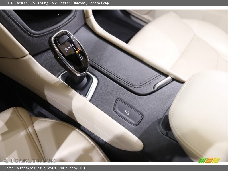 Red Passion Tintcoat / Sahara Beige 2018 Cadillac XT5 Luxury