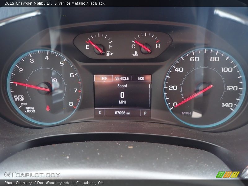 Silver Ice Metallic / Jet Black 2019 Chevrolet Malibu LT