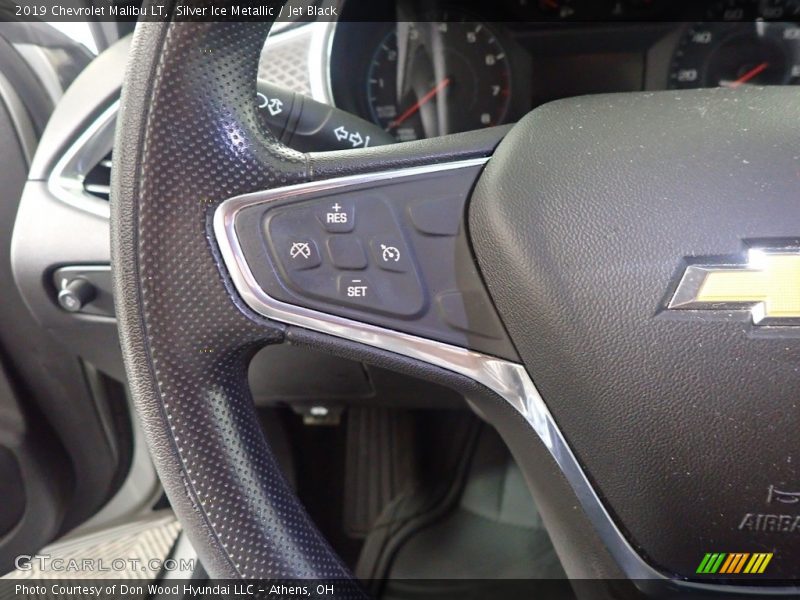 Silver Ice Metallic / Jet Black 2019 Chevrolet Malibu LT