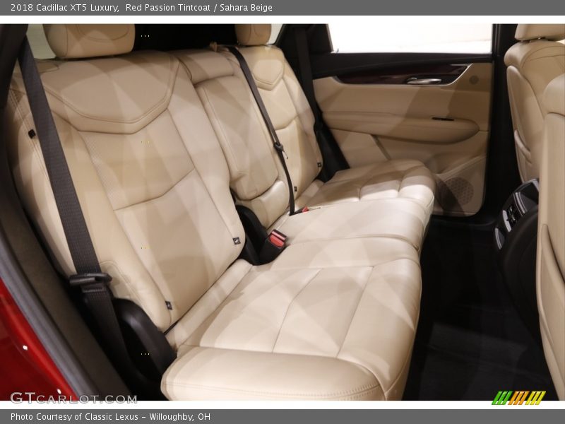 Red Passion Tintcoat / Sahara Beige 2018 Cadillac XT5 Luxury