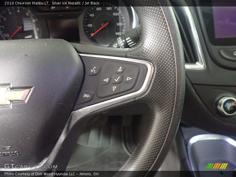 Silver Ice Metallic / Jet Black 2019 Chevrolet Malibu LT