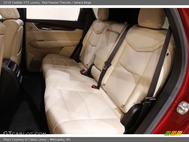 Red Passion Tintcoat / Sahara Beige 2018 Cadillac XT5 Luxury