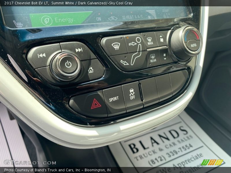 Summit White / Dark Galvanized/­Sky Cool Gray 2017 Chevrolet Bolt EV LT