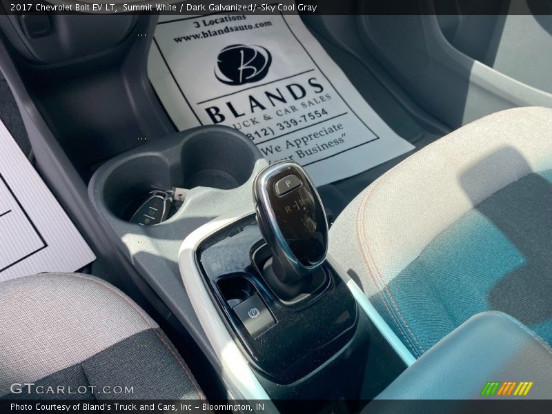 Summit White / Dark Galvanized/­Sky Cool Gray 2017 Chevrolet Bolt EV LT
